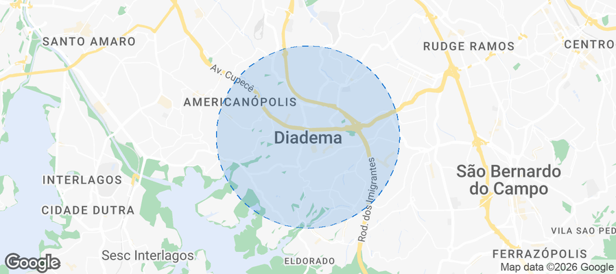 Diadema Airbnb map